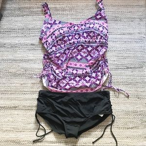 Plus size tankini swimsuit